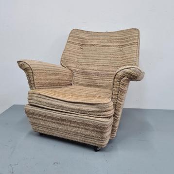 2 retro fauteuils, sixties, vintage, jaren 60 design  beschikbaar voor biedingen