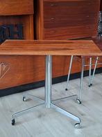Vintage Palissander Salontafel met Chrome Onderstel, Ophalen of Verzenden