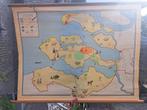 Schoolplaat Zeeland, Antiek en Kunst, Antiek | Schoolplaten, Ophalen, Aardrijkskunde