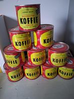 Oude Albert Heijn Koffieblikken 1954 - Met Inhoud - Zeldzaam, Antiek en Kunst, Ophalen