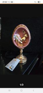 Prachtig, exclusief, goudkleurig roze paasei
20 cm hoog, Diversen, Ophalen of Verzenden, Nieuw