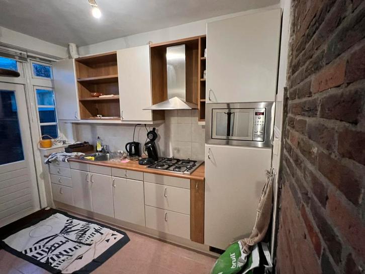 Mooie Rational keuken in parelmoer met Bosch apparatuur, Huis en Inrichting, Keuken | Complete keukens, Gebruikt, Enkelwandige keuken