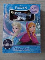 Frozen boek met speelfiguren, Ophalen of Verzenden, Zo goed als nieuw