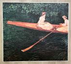 Poster Claude Monet “Roeien op de Epte” (1890), Ophalen of Verzenden, A1 t/m A3, Rechthoekig Staand