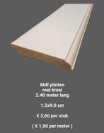 Aanbieding Mdf plinten, Doe-het-zelf en Verbouw, Plinten en Afwerking, Ophalen, Nieuw, Mdf, 200 tot 250 cm