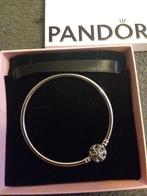 NIEUW Pandora zilveren bangle armband snowflake maat 17, Nieuw, Ophalen of Verzenden, Zilver, Zilver