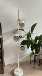Ikea Hektar vloerlamp wit (incl. lampjes), Kunststof, 150 tot 200 cm, Gebruikt, Ophalen
