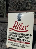 Atlas oud emaille reclamebord, Ophalen