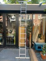 Uitschuifbare ladder - 3.5m+, Doe-het-zelf en Verbouw, Ladders en Trappen, Ophalen, Gebruikt, Ladder, Opvouwbaar of Inschuifbaar
