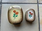 Mooie set vintage blikken met rozen (groot en klein blik), Verzamelen, Ophalen of Verzenden, Gebruikt, Overige