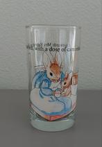 BEATRIX POTTER Peter Rabbit / Pieter Konijn glas 1993, Ophalen of Verzenden, Zo goed als nieuw, Frisdrankglas