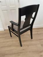 Ikea Ingatorp Stoel Zwart, Huis en Inrichting, Stoelen, Gebruikt, Zwart, Ophalen of Verzenden, Eén