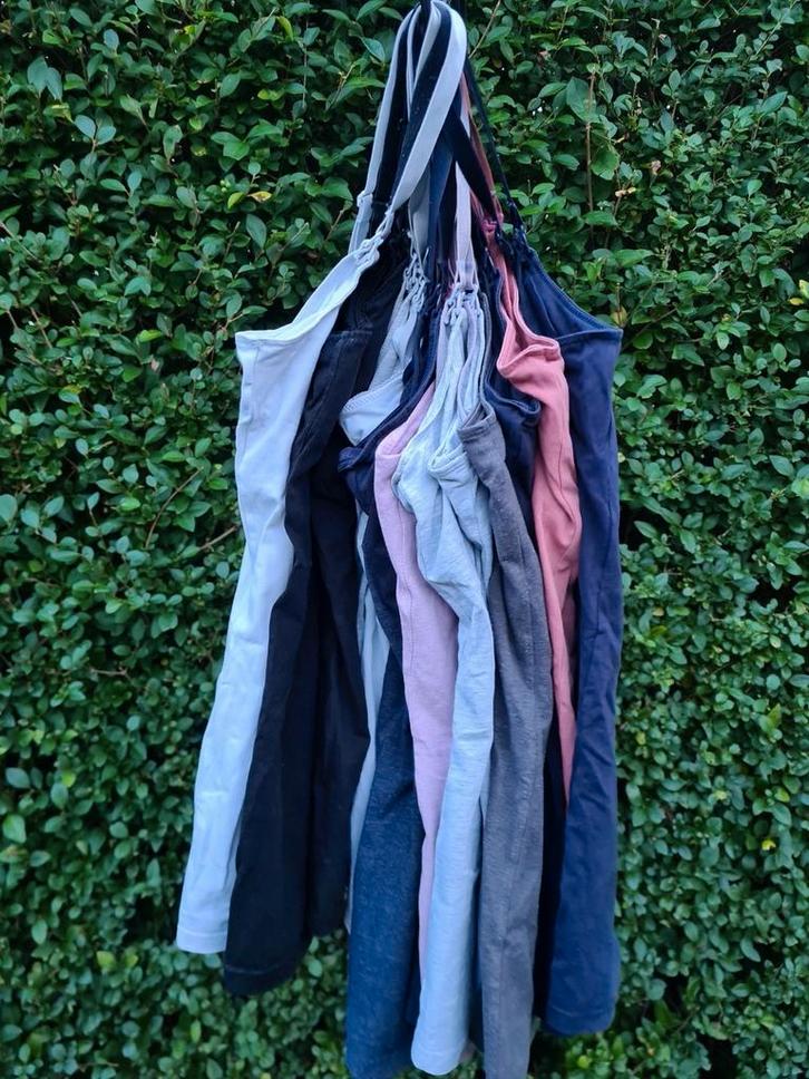 Zwangerschaps/ voedingshemdjes, 1,50pst, H&M, mt M, katoen, Kleding | Dames, Positiekleding, Gedragen, Shirt of Top, Maat 38/40 (M)