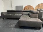 Bruine leren hoekbank, Ophalen of Verzenden, Zo goed als nieuw, 150 cm of meer, Vierpersoons of meer