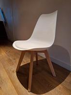 Eetkamerstoelen, Huis en Inrichting, Ophalen, Kunststof, Gebruikt, Wit