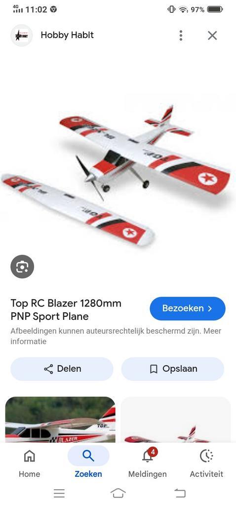Nieuwe epp trainer hoogdekker pnp blazer met extra vleugel, Hobby en Vrije tijd, Modelbouw | Radiografisch | Vliegtuigen, Nieuw