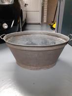 Zinken teil teilen zink bad badje kuip tuin badkuip bloembak, Tuin en Terras, Bloembakken en Plantenbakken, Ophalen, Zo goed als nieuw