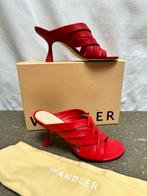 Wandler mules Louie heels pumps 37 €445 rood cherry, Kleding | Dames, Schoenen, Ophalen of Verzenden, Zo goed als nieuw, Rood