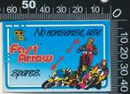 Sticker: Fast Arrow, Ophalen of Verzenden, Zo goed als nieuw, Auto of Motor