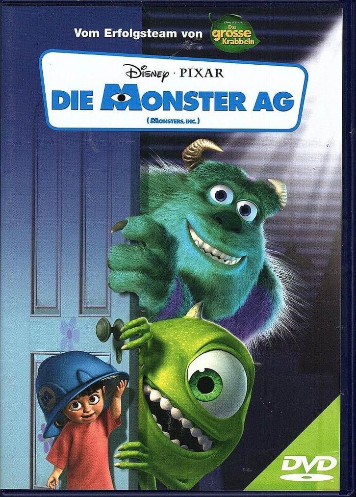 Die Monster AG DVD, Cd's en Dvd's, Dvd's | Tekenfilms en Animatie, Zo goed als nieuw, Europees, Tekenfilm, Alle leeftijden, Verzenden