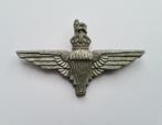 Brits para Airborne baret embleem plastic economy, Ophalen of Verzenden, Landmacht, Engeland, Embleem of Badge