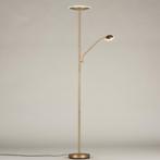 led vloerlamp 180cm dimbaar messing goud bank uplighter lamp, Huis en Inrichting, Lampen | Vloerlampen, Ophalen of Verzenden, Nieuw