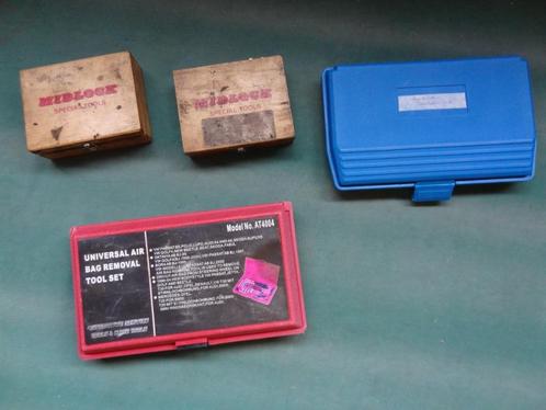 4 stuks monteur gereedschap sets, Auto diversen, Autogereedschap, Zo goed als nieuw, Ophalen of Verzenden