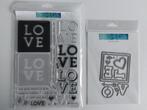 Concord & 9th Love You So Stempelset & Dies, Hobby en Vrije tijd, Scrapbooking, Verzenden, Nieuw, Versiering of Embellishment