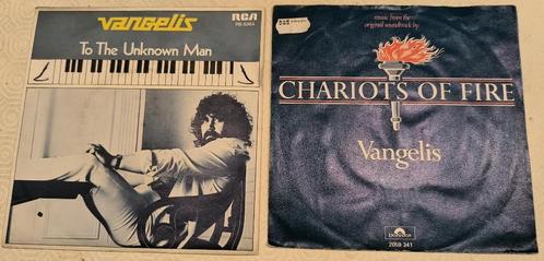 Jon Vangelis - 2 singles, Cd's en Dvd's, Vinyl | Overige Vinyl, Gebruikt, Overige formaten, Verzenden