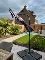 Parasol met poot, Tuin en Terras, Parasols, Ophalen, Kantelbaar, Gebruikt, 2 tot 3 meter