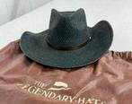 The Legendary Hat Zwart zwarte hoed 57 luxe cowboy western, Kleding | Heren, Hoeden en Petten, Hoed, Nieuw, Ophalen of Verzenden
