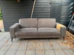 3-zits bank Barrio antraciet + hocker, Ophalen, Gebruikt, Driepersoons, 75 tot 100 cm