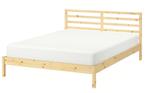 TARVA Bed frame, pine, 160x200 cm, Huis en Inrichting, Slaapkamer | Bedden, Ophalen, Gebruikt, Bruin, Tweepersoons