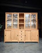 Grote brede Schoolkast | Winkelkast | Teak Buffetkast #2633, Niet ingevuld, Gebruikt, Met deur(en), 200 cm of meer