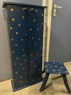 Kast met krukje, Ophalen