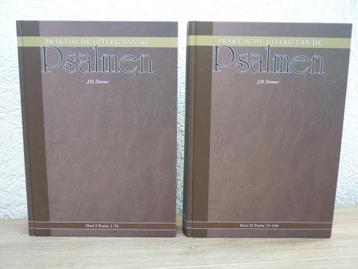J.H. Donner - Praktische uitleg van de Psalmen deel 1en 2 beschikbaar voor biedingen