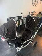 Duo kinderwagen, Kinderen en Baby's, Kinderwagens en Combinaties, Zo goed als nieuw, Combiwagen, Verstelbare duwstang, Ophalen