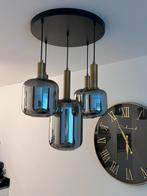 Lucide hanglamp smokey glasbollen, Ophalen of Verzenden, Zo goed als nieuw, 75 cm of meer, Glas