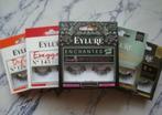 7 PAKJES ZWARTE NEPWIMPERS EYLURE COSMETICS + BEAUTYGLOSS, Ogen, Verzenden, Zwart, Nieuw