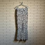 Shein Broek Maat M Wit Bruin Panter Print Flared, Kleding | Dames, Broeken en Pantalons, Maat 38/40 (M), S, Verzenden, Wit