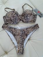Mooie bikini met tijgerprint in maat 36, Ophalen of Verzenden, Nieuw, Bruin, Bikini