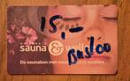 Cadeaukaart Sauna Wellness o.a. Bussloo, Tickets en Kaartjes, Eén persoon, Cadeaubon, Spa of Sauna