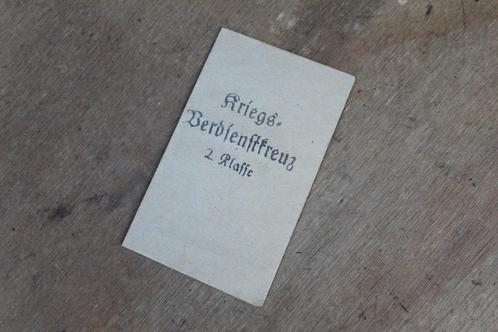 + Duitse KVK Kriegsverdienste Kreuz 2e Klasse Duitsland, Verzamelen, Militaria | Tweede Wereldoorlog, Duitsland, Ophalen of Verzenden