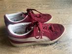 PUMA Suede sneakers - 38,5 - Bordeaux Rood - Nieuwstaat!, Kleding | Dames, Schoenen, Ophalen of Verzenden, Rood, Sneakers of Gympen