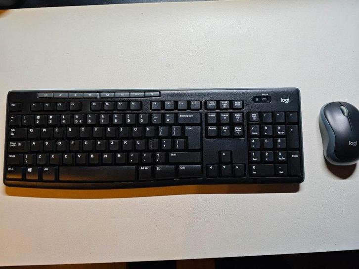 Logitech MK270 - Draadloos Toetsenbord en Muis, Computers en Software, Toetsenborden, Ophalen of Verzenden