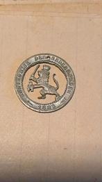 Bewerkte munt ww2, Ophalen of Verzenden, Overige soorten, Nederland, Embleem of Badge