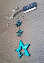 Ketting Bliss met diamantje, Blauw, Nieuw, Ophalen of Verzenden, Overige materialen