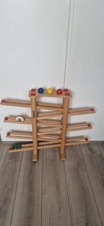 Houten Knikkerbaan - Speelgoed fagus, Ophalen of Verzenden, Rugleuning, Zo goed als nieuw, Hout