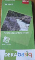 Fietsroutekaart van de Veluwe via de fietsknooppunten, Overige merken, Fiets- of Wandelgids, Ophalen of Verzenden, Zo goed als nieuw