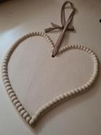 Houten Hart Decoratie met Lint, Ophalen of Verzenden
